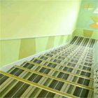 Waterproof Woven Vinyl Flooring , Fire Proof Woven Pvc Flooring For Stairs supplier
