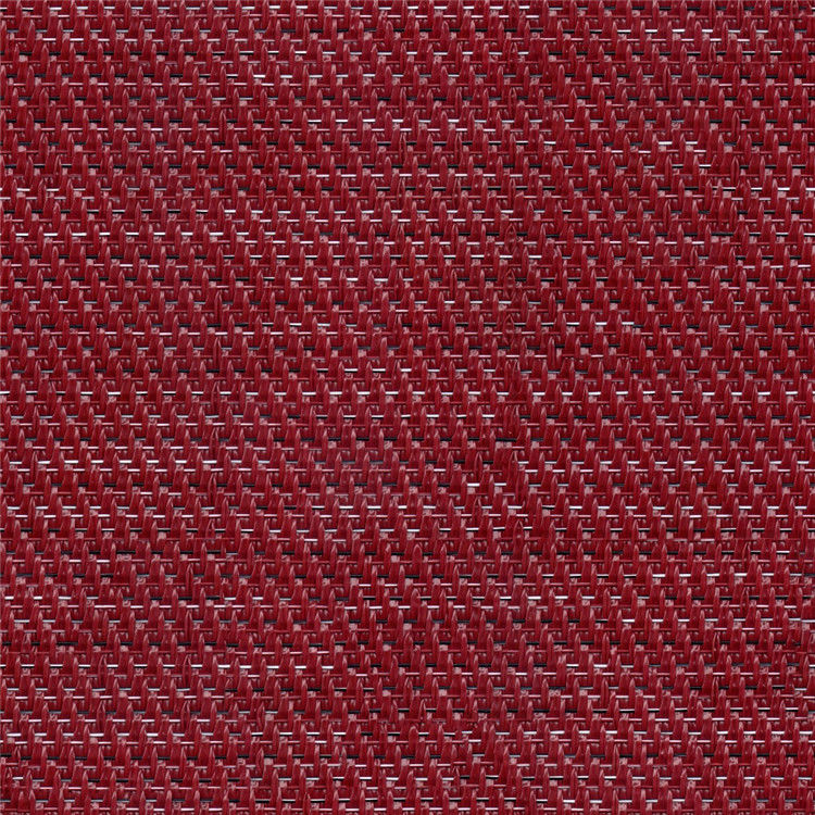 Moisture Proof Polyester Woven Vinyl Flooring For Outdoor Red Color supplier