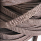 Brown Braided Polyester Rope With PE Rattan Heat Resistant Eco Friendly supplier
