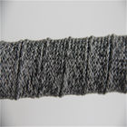 Dark Grey Colour Outdoor Furniture Rope , 10mm Braided Webbing For Dinner Chair supplier