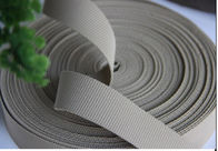Safe Gray Color Flat Braded Fabric Webbing Olefin Material Durable supplier