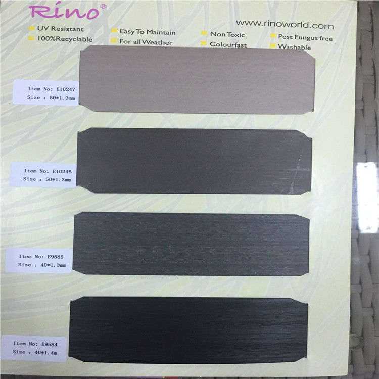 UV Resistant Pvc Wicker , Rattan Weaving Material Plastic High Tenacity supplier