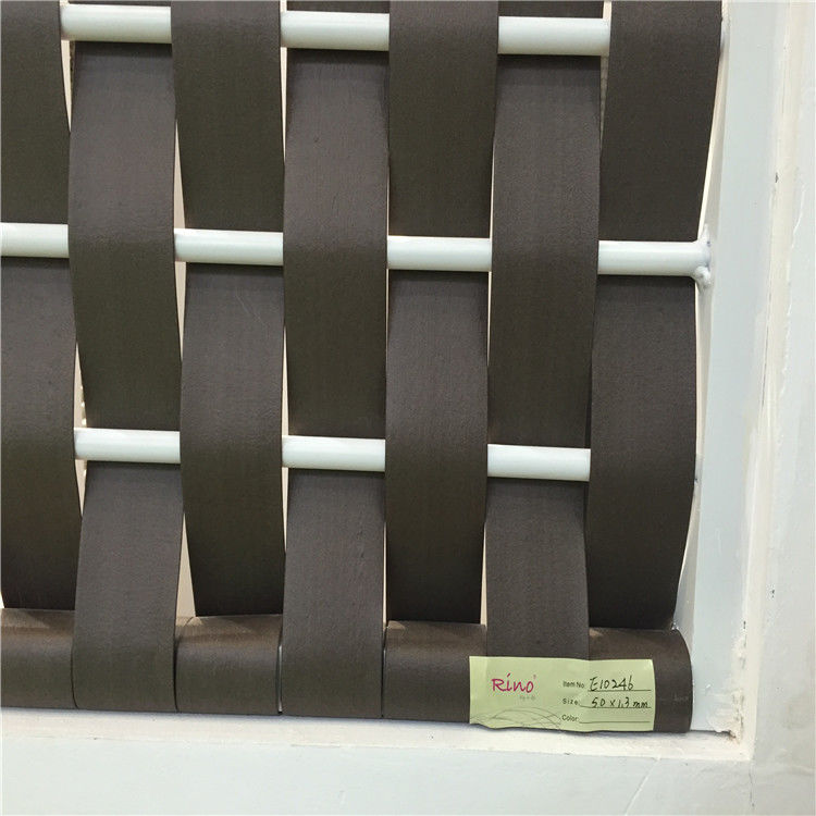 Strong Force Rolling Plastic Rattan Material Dark Brown 30mm 100% PVC supplier